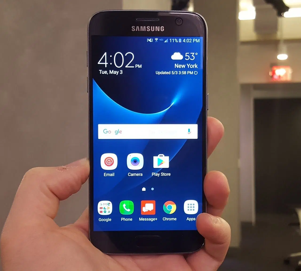 Smartphone under forensic examination