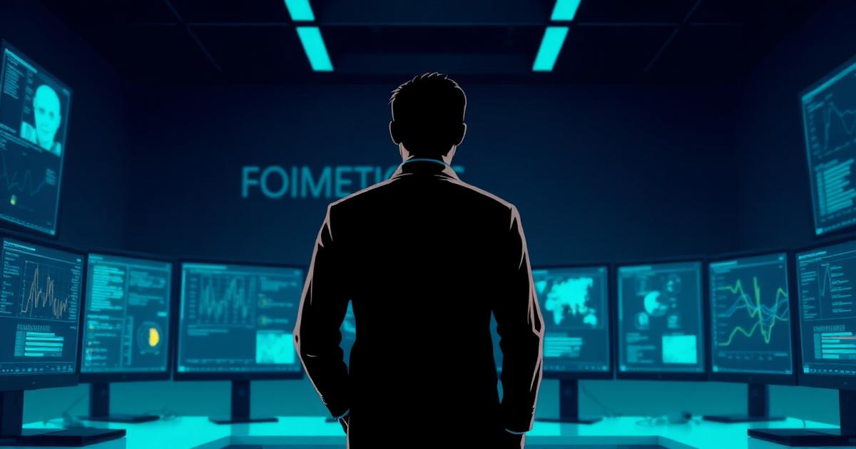 Digital forensic examiner reviewing evidence across multiple monitors.
